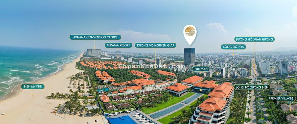 CĂN HỘ CAO CẤP VEN BIỂN MỸ KHÊ ĐÀ NẴNG - 82,5m2 - CK 22% - CĂN HỘ CHUNG CƯ ĐÀ NẴNG GIÁ RẺ THÁNG 10