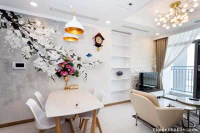Cho thuê căn hộ chung cư Vinhomes D'capitale, 83m2, 2PN thiết kế đẹp, nội thất trẻ trung hiện đại