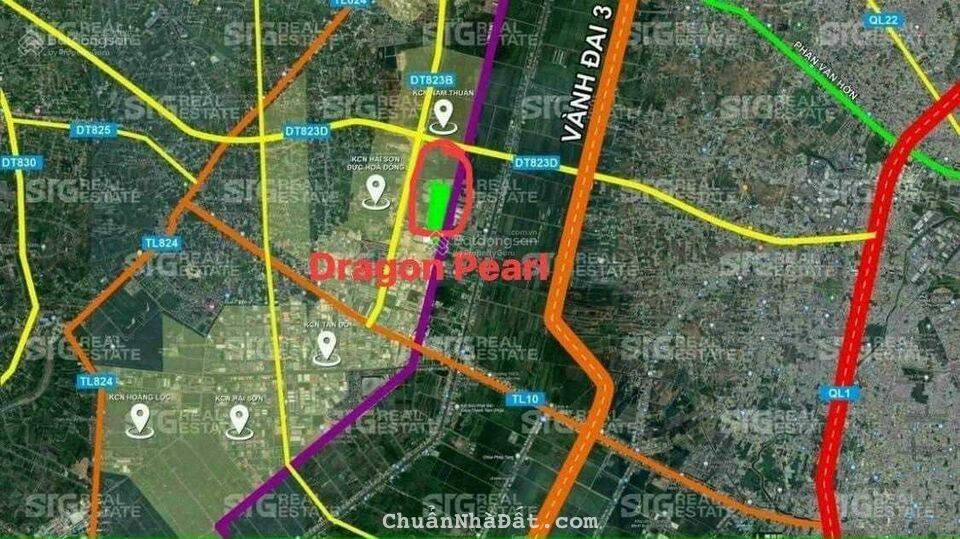 Bán đất dự án Dragon Pearl Đức Hòa Đông