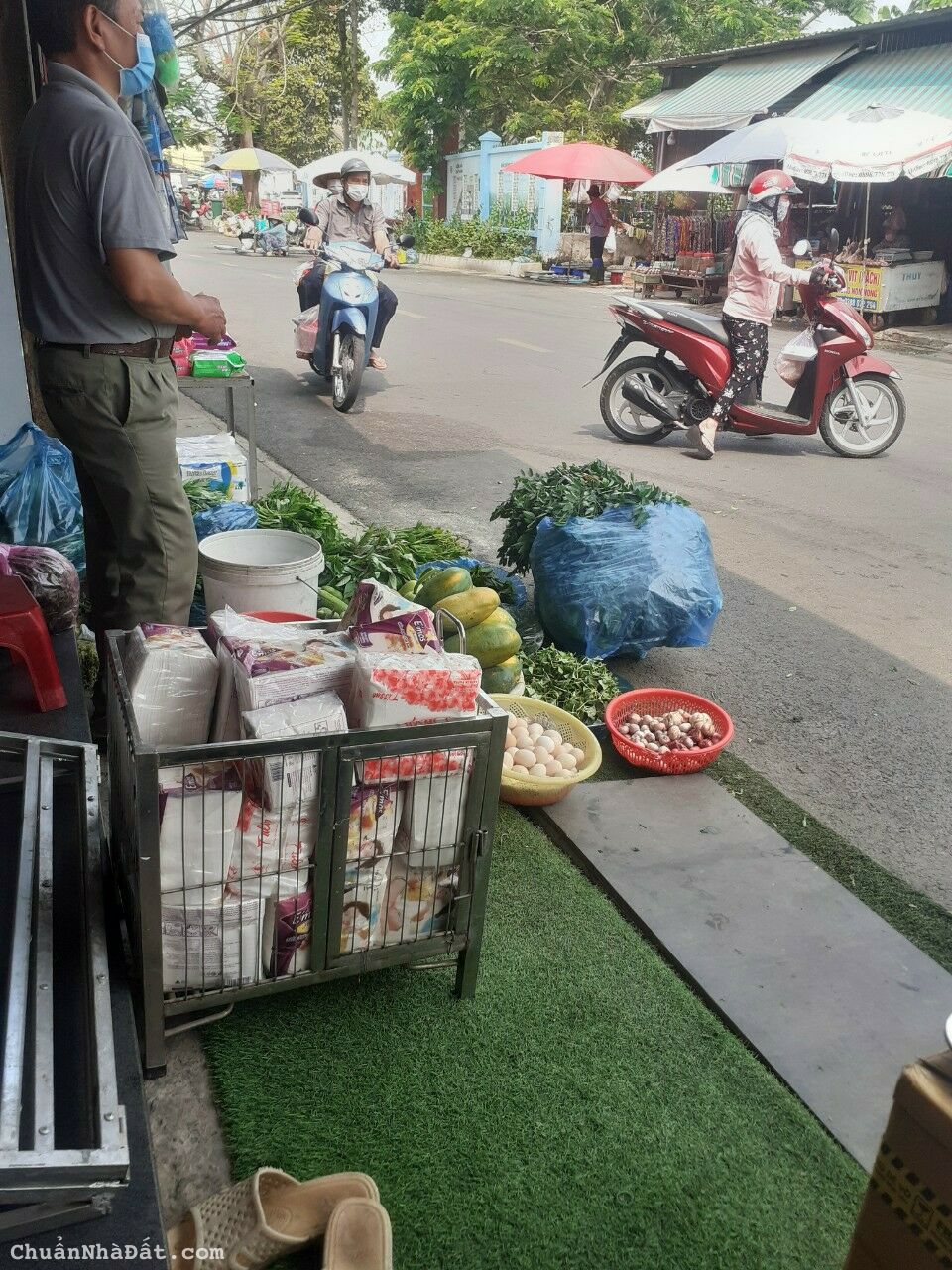 Mặt tiền kinh doanh chợ Phú Hòa,Thủ Dầu Một, Bình Dương. 93.6m2. 7.5 tỷ.