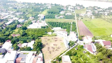 Kẹt tiền bán gấp đất gia đình ngay UBND xã Bình Hòa, 5x30 hoặc 10x30 giá rẻ, sổ hồng thổ cư