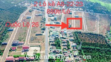 Đất nền full thổ cư KM19 ngay chợ EaKnuec chỉ 880tr/nền bao giấy tờ