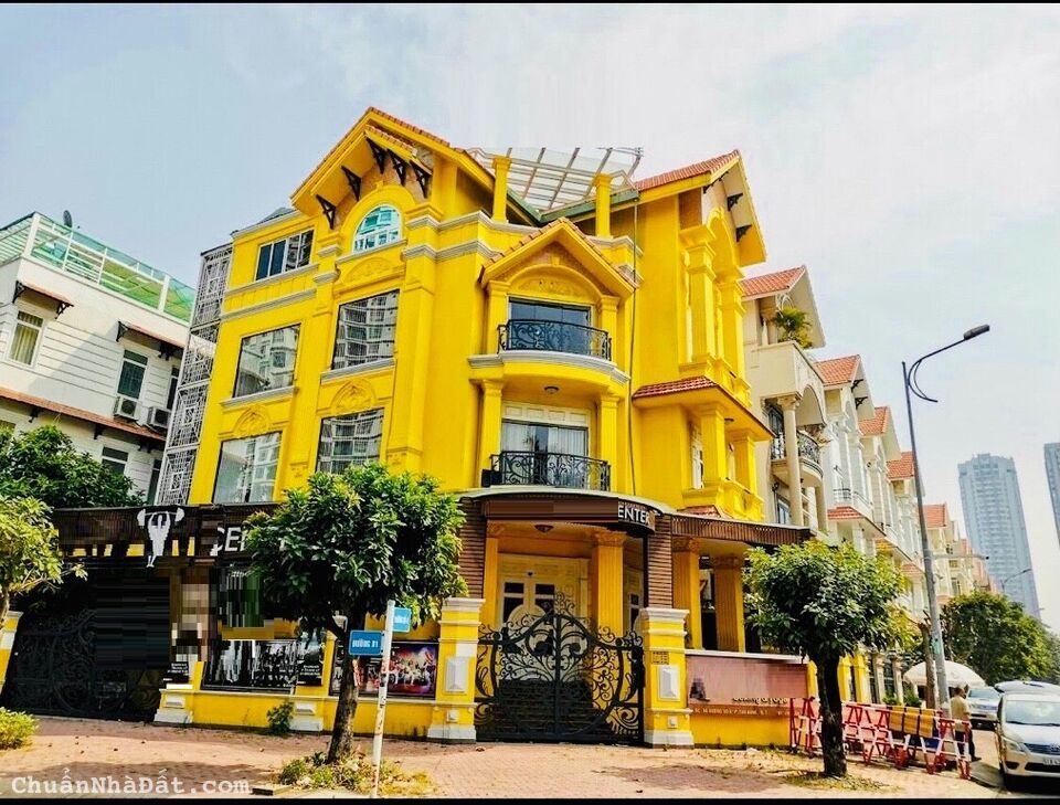 Bán Biệt thự Him Lam,Góc 2MT Hoàng Trọng Mậu,Q.7- (Hầm,3 lầu,ST)- Gía: 68 tỷ