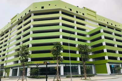 Cho thuê sàn thương mại, văn phòng Parking Zone 4 Smart City giá tốt DT 100m2 - 20000m2