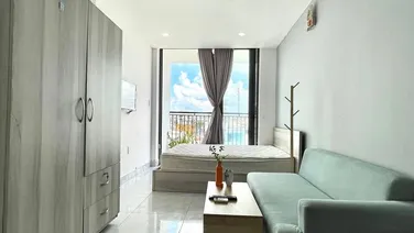 🕌Studio full nội thất view bancon xịn sò free nước ngay phan văn trị