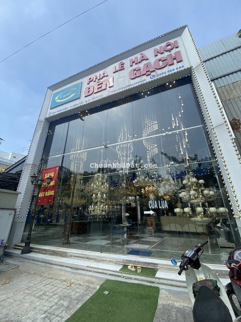 Cho thuê nhà nguyên căn 7,5x20m mặt tiền Trần Não quận 2. Giá 70 tr/th