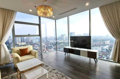 Cho thuê căn hộ chung cư Sun Grand City 69B Thụy Khuê, 2 phòng ngủ 96m2 full nội thất sang trọng