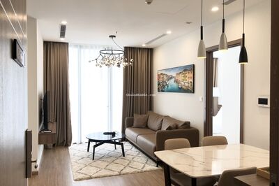Cho thuê căn hộ chung cư Vinhome Skylake Phạm Hùng diện tích 70m 2 phòng ngủ full nội thất 