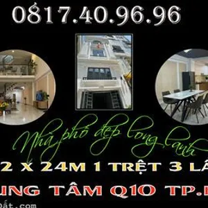 Cần bán rẻ nhà đẹp 4.2 x 24m Thành Thái trung tâm Q10 TP.HCM