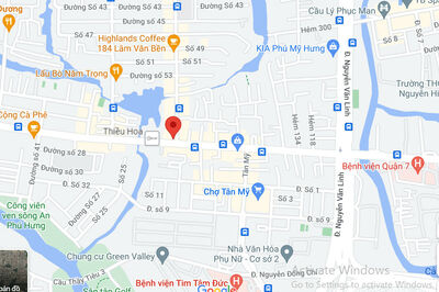 Mặt tiền kinh doanh đường Lâm Văn Bền, P Bình Thuận Q7. 5,8m x 10,5m.