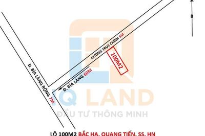 Cần bán 100m trục chính Bắc Hạ, Quang Tiến, Sóc Sơn. đường thông 5m giá công khai 16,5tr/m