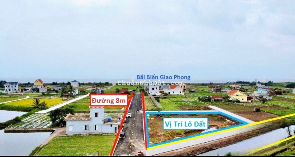 Bán đất nền mặt biển giá chỉ nhỉnh hơn 1 tỷ, cơ hội vàng cho nhà đầu tư.