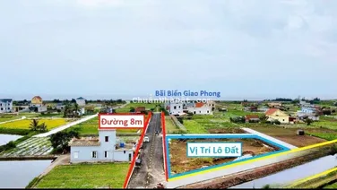 Bán đất nền mặt biển giá chỉ nhỉnh hơn 1 tỷ, cơ hội vàng cho nhà đầu tư.
