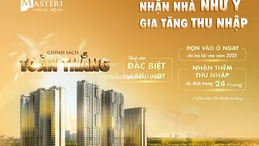 Danh sách 50 căn 2PN Masteri Centre Point giá cực rẽ 3.8 - 4 tỷ, TT 20% nhận nhà, HTLS 24 tháng.