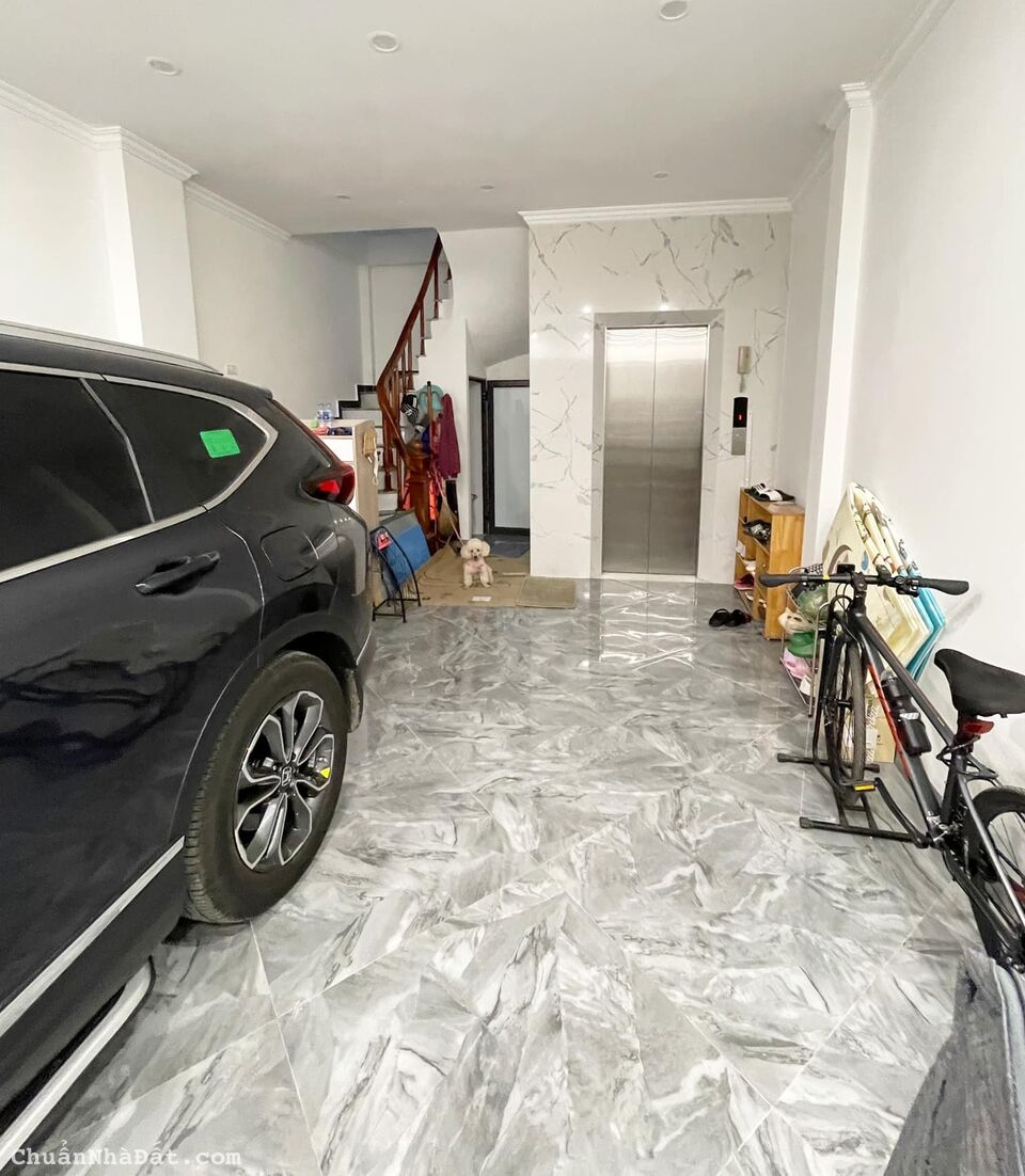 Nhà mới 6 tầng thang máy ngõ 24 Kim Đồng, vỉa hè rộng, KD đủ mọi mặt hàng