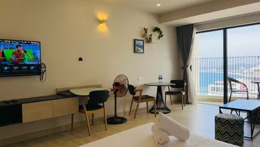 Book căn hộ Studio GOLD COAST view biển tầng 31 siêu cao cực đẹp, giá chỉ 800k/đêm