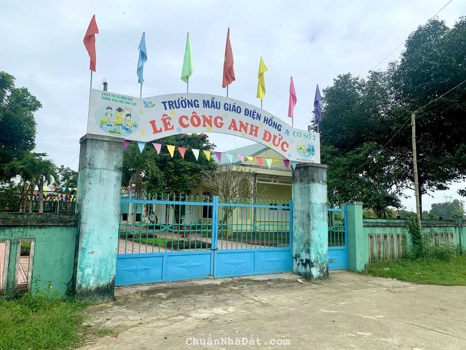 Bán 2 lô liền kề ở Điện Hồng, đất ở 100% diện tích 128m2 và 132m2.