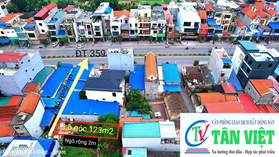 🆘Lô góc 123m2, sát ĐT 359, tiện ích đi bộ, trung tâm của trung tâm, Thủy Đường, Thủy Nguyên, Hải P