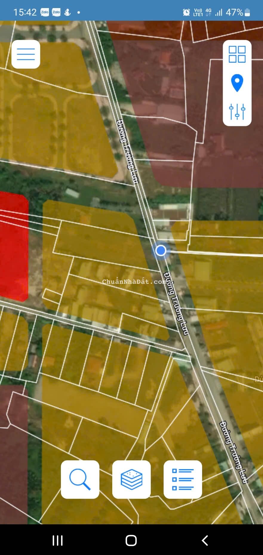 Bán đất mặt tiền Đường Trường Lưu Phường Long Trường Quận 9 Diện Tích: 165m2 4,84m nở hậu 4,9m