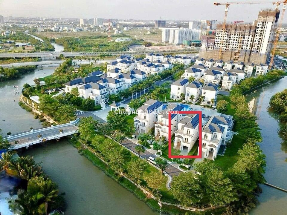Bán Biệt thự cao cấp The Venica Khang Điền Quận 9, DT 487m2, view sông sổ cá nhân MQC  0903034123