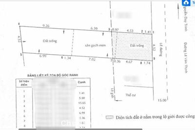 Bán đất mặt tiền đường Lê Văn Thịnh Quận 2 Dt 100m2, Ngang 4,52m  LH  0903034123