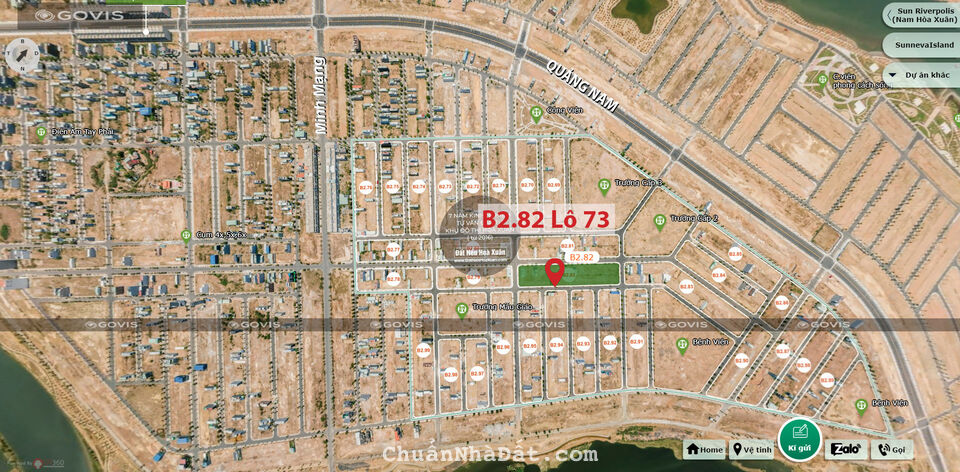 B2.82 Lô 73 chính chủ Nam Hòa Xuân