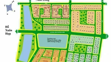 Bán lô biệt thự KDC Kiến Á, đường Liên Phường TP. Thủ Đức Dt 198m2 Giá 53tr/m2 chốt cứng