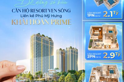 CĂN HỘ KHAI HOAN PRIME, GIÁ 2.1 TỶ, VAY 0 GỐC-LÃI 30 THÁNG, CHIẾT KHẤU ĐẾN 12%