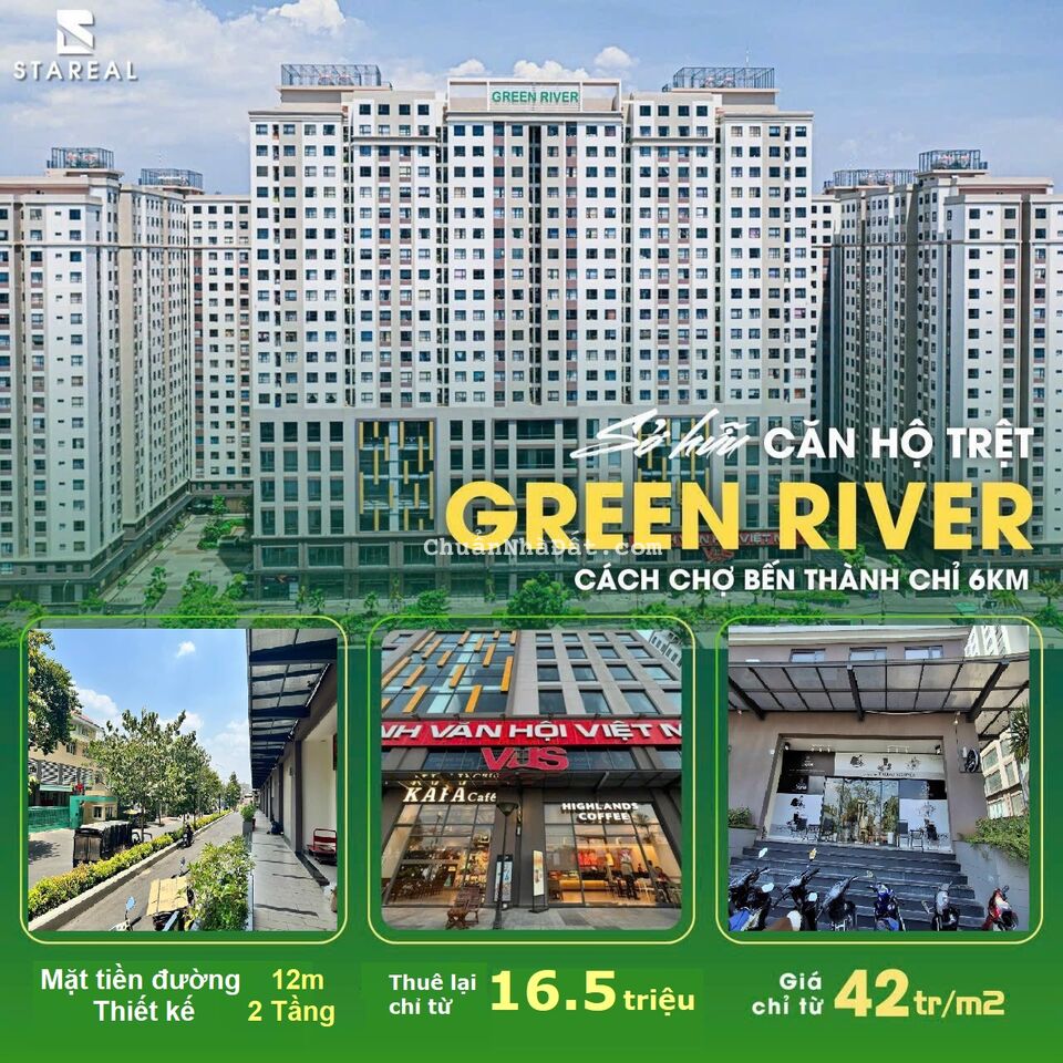 BÁN, CHO THUÊ CĂN HỘ GREEN RIVER 151m2 - KINH DOANH (SHOP)- PHẠM THẾ HIỂN, QUẬN 8