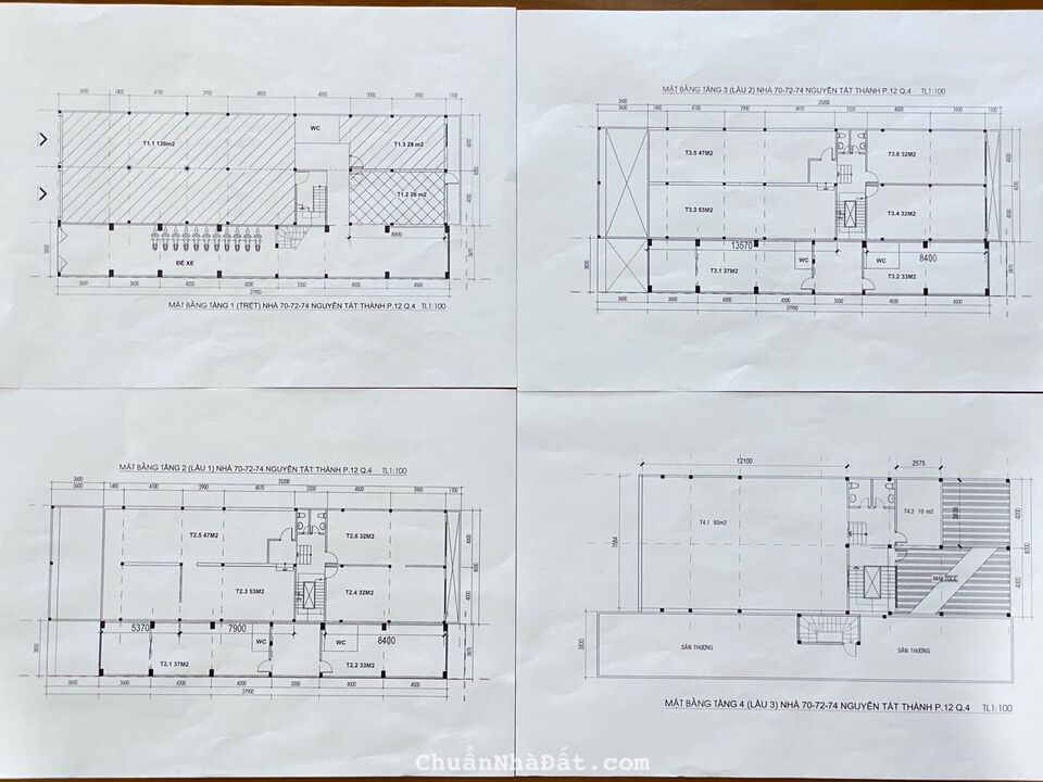 NHÀ MẶT PHỐ 70-72-74 NGUYỄN TẤT THÀNH, TRUNG TÂM QUẬN 4, NGANG 8-12M, THUẬN TIỆN KD!