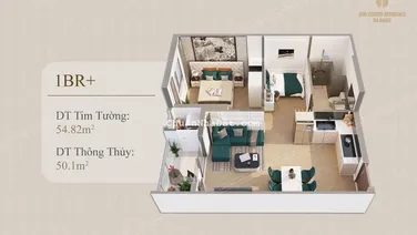 Độc quyền căn hộ view sông Hàn tầng 24 căn 07 Panoma Sun Cosmo Residence Đà Nẵng