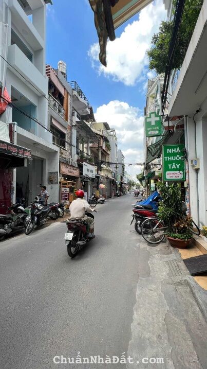 Cho thuê nhà MT Phan Văn Hân 4.5x25m vỉa hè rộng đường 2 chiều 25tr/th