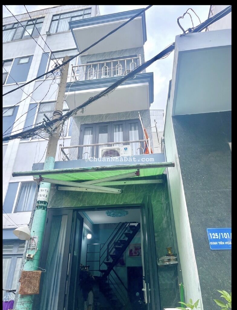 HẺM XE HƠI 7M ĐINH TIÊN HOÀNG, BÌNH THẠNH, 30M2 TIỆN XÂY MỚI, GIẢM 550TR CHỈ CÒN 3T TL 