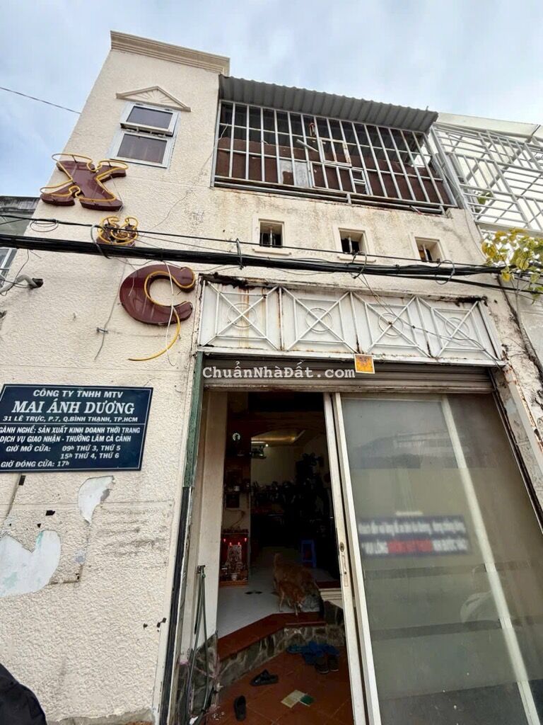 HẺM XE HƠI LÊ TRỰC, BÌNH THẠNH, 33M2 MỚI XÂ, Ở NGAY. GIẢM 350TR CHỈ CÒN 3.5T TL 