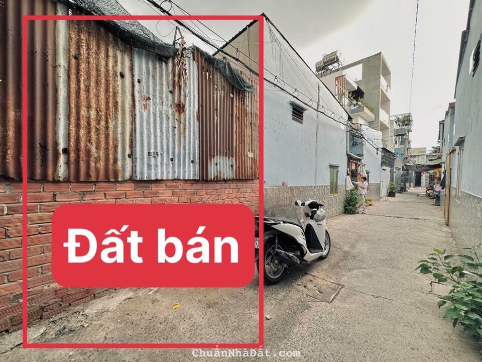 GẦN EMART PHAN VĂN TRỊ, BÌNH THẠNH, 48M2 ĐẤT TRỐNG TIỆN XÂY MỚI, GIÁM 500TR CHỈ 4T