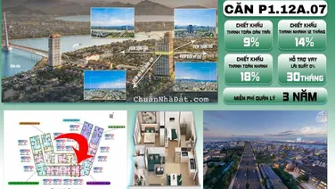 Suất ngoại giao căn 1+1 PN còn lại duy nhất tại tòa P1 – Sun Cosmo Residence Đà Nẵng