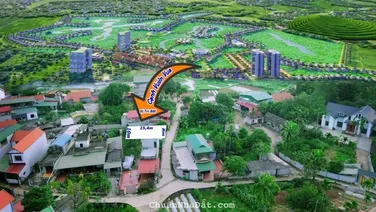 (Cực hiếm) Bán đất gần Vườn Vua 130m2 MT 8m NỞ HẬU 10M, xây nhà cực vượng, Chỉ 730 triệu