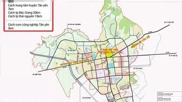 Bán Lô Đất Thị Trấn Tiến Phan - Nhã Nam, Bắc Giang