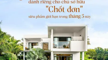 Bán villa view lagoon Angsana Ho Tram Residence giá từ 25 tỷ, có chương trình thanh toán 17-21 đợt