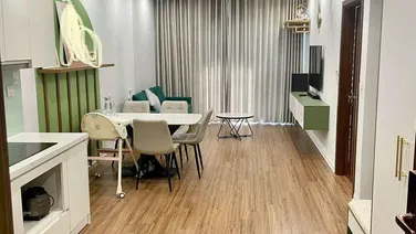 Cho thuê căn hộ chung cư Bình Minh Garden ,75m2 2 phòng ngủ nội thất đẹp gần đủ giá 10tr.