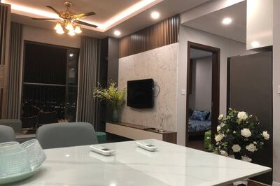 Cho thuê căn hộ Bình Minh Garden Đức Giang, 75m2 2PN Full đồ đẹp giá 11tr.