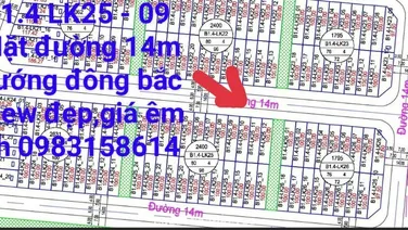 Chính chủ cần bán B1.4 KĐT Thanh Hà