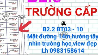 Chính chủ cần bán B2.5 KĐT Thanh Hà