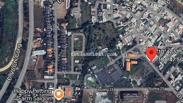 Lô góc 2 mặt tiền đường 882 phú hữu DT 102m vị trí đẹp