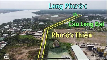 Lô đất mặt tiền đường phước thiện DT 52m đối diện vinhome