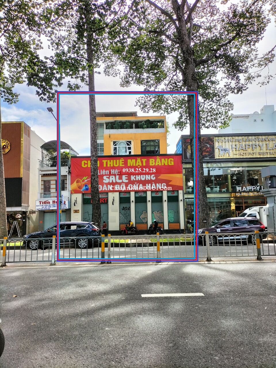 Cho thuê nhà 327 Trần Hưng Đạo Quận 1, DT: 15x20m, 6 lầu, giá: 450tr thương lượng