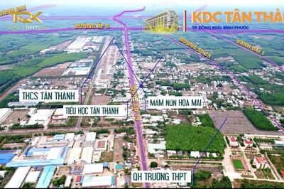 Cần tiền bán gấp lô đất nền mặt tiền TT TP Đồng Xoài, Bình Phước giá siêu Tót!