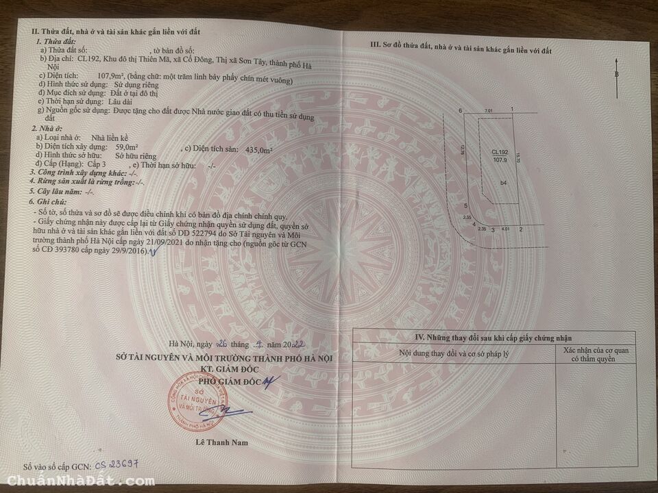 Căn Biệt thự 5 tầng xây thô giá giảm còn 6.9 tỷ tại KĐT Thiên Mã, Cổ Đông, Sơn Tây