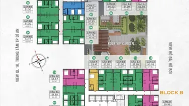 SUẤT ĐẶC BIỆT-CĂN HỘ 2PN BCONS CITY VIEW HỒ BƠI, LH 0768264331