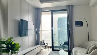 Cho thuê căn hộ 2 pn, 2 vs full nội thất đẹp view Vinhomes 45 tầng